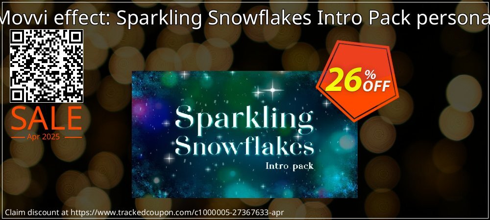 Movvi effect: Sparkling Snowflakes Intro Pack personal coupon on Virtual Vacation Day promotions