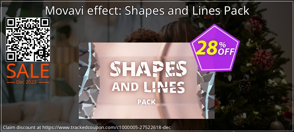 Get 20% OFF Movavi effect: Shapes and Lines Pack offering sales
