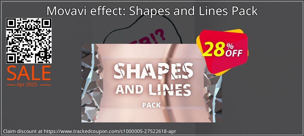 Movavi effect: Shapes and Lines Pack coupon on Virtual Vacation Day offering discount