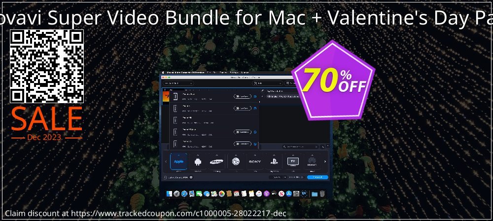 Movavi Super Video Bundle for Mac + Valentine's Day Pack coupon on April Fools' Day offering sales