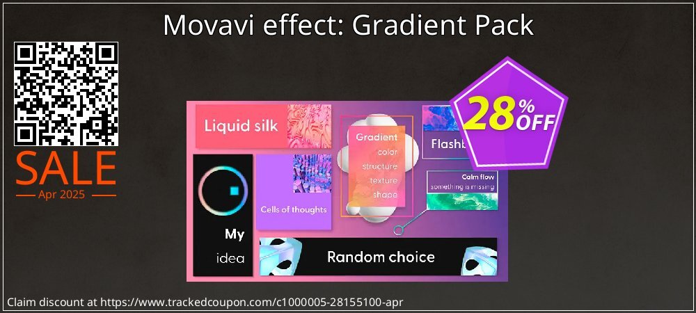 Movavi effect: Gradient Pack coupon on Mother's Day offering discount