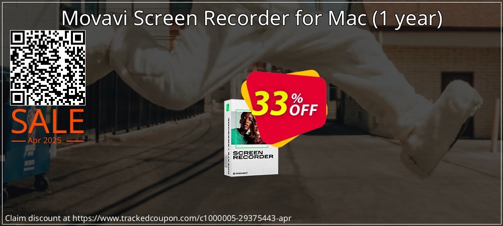 Movavi Screen Recorder for Mac - 1 year  coupon on Constitution Memorial Day deals