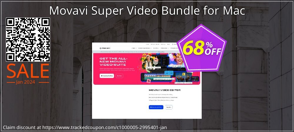 Get 68% OFF Movavi Super Video Bundle for Mac promo