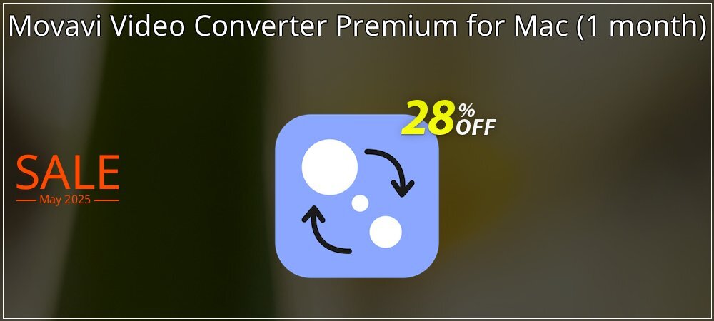 Movavi Video Converter Premium for Mac - 1 month  coupon on April Fools' Day discount