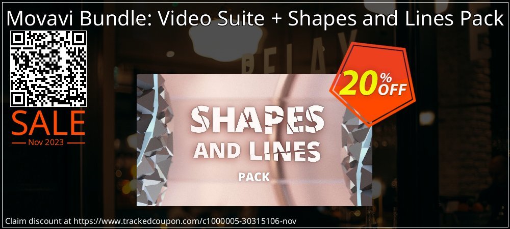 Movavi Bundle: Video Suite + Shapes and Lines Pack coupon on World Day of Music offer