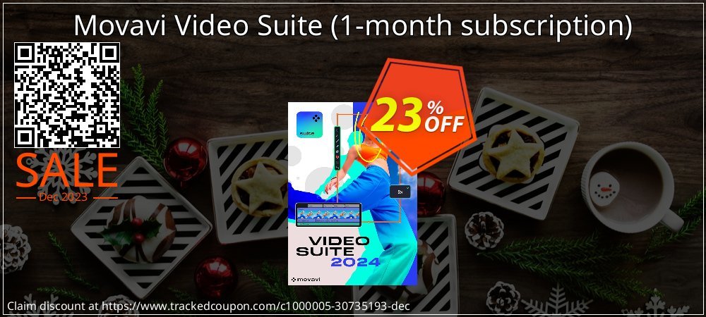 Movavi Video Suite - 1-month subscription  coupon on ​Coffee Day sales