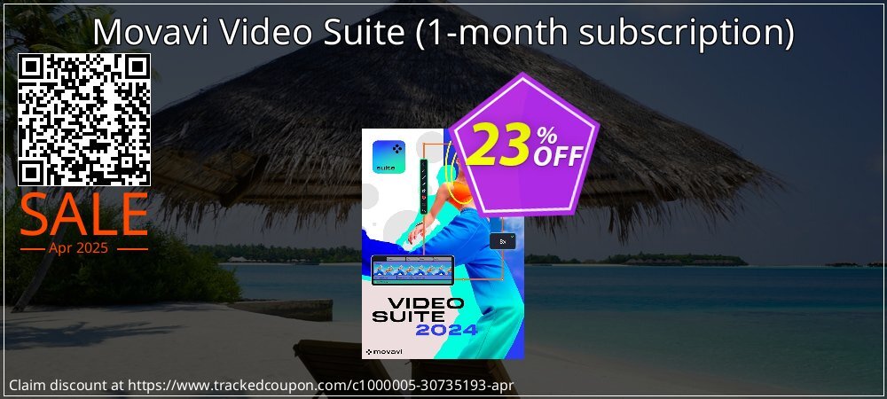 Movavi Video Suite - 1-month subscription  coupon on Easter Day discount