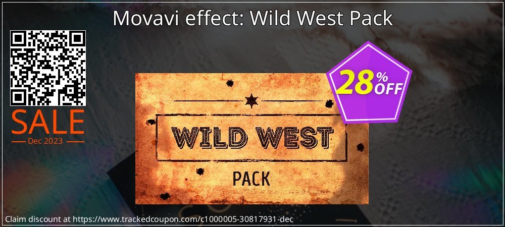 Movavi effect: Wild West Pack coupon on Palm Sunday discount