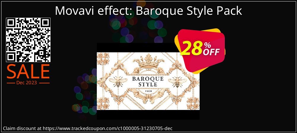 Movavi effect: Baroque Style Pack coupon on National Walking Day offer