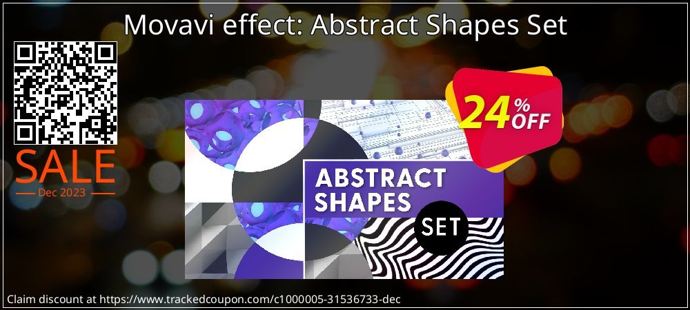 Movavi effect: Abstract Shapes Set coupon on Easter Day discount