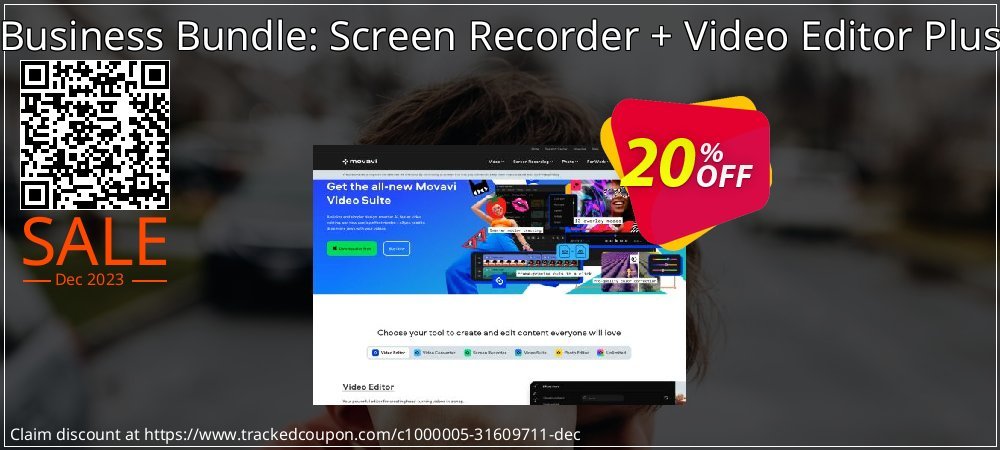 Business Bundle: Screen Recorder + Video Editor Plus coupon on World Party Day sales