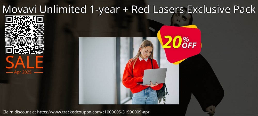 Movavi Unlimited 1-year + Red Lasers Exclusive Pack coupon on Tell a Lie Day discount