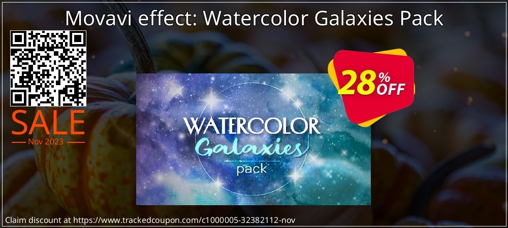Movavi effect: Watercolor Galaxies Pack coupon on International Youth Day discounts