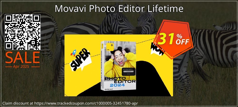 Movavi Photo Editor Lifetime coupon on National Walking Day offer