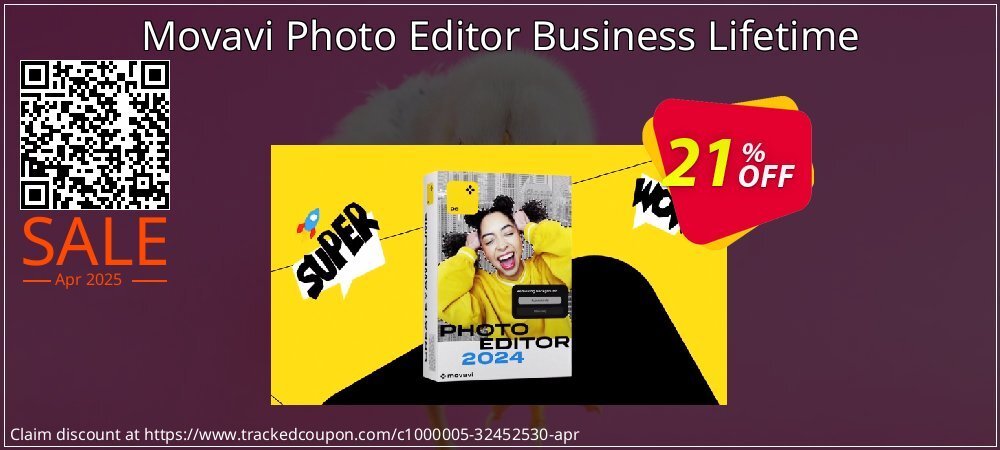 Movavi Photo Editor Business Lifetime coupon on World Backup Day offering discount