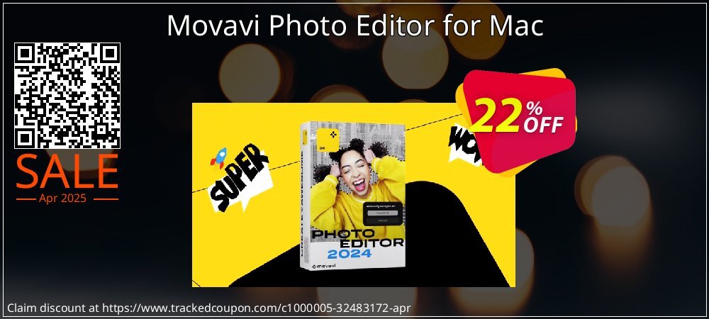 Movavi Photo Editor for Mac coupon on April Fools' Day offer