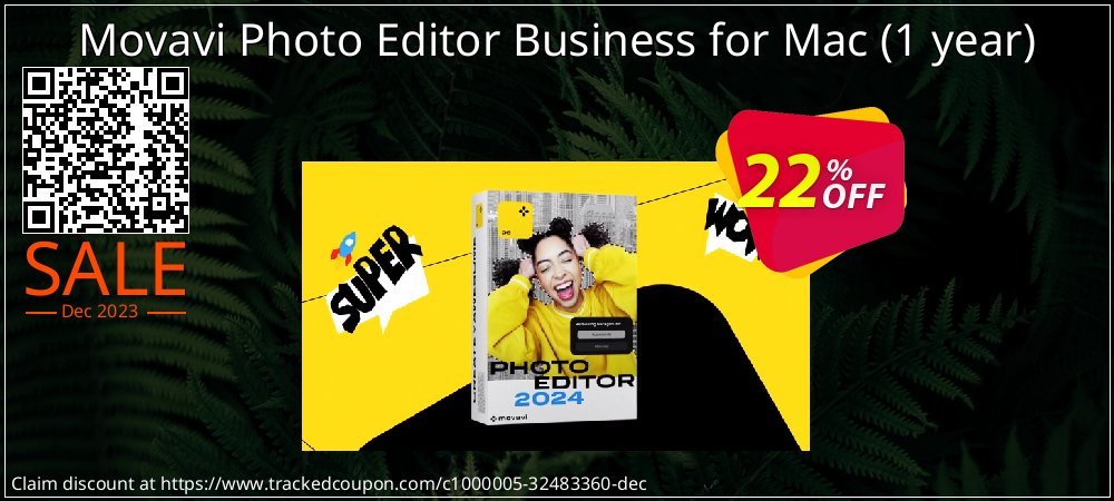 Movavi Photo Editor Business for Mac - 1 year  coupon on National Walking Day deals