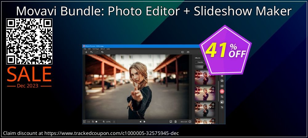 Movavi Bundle: Picverse + Slideshow Maker coupon on New Year's Day sales