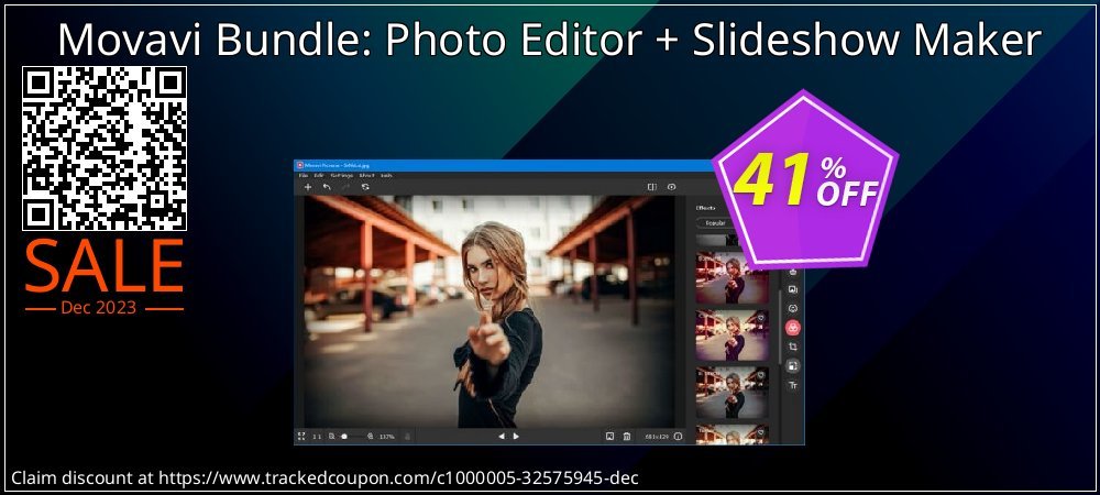 Movavi Bundle: Photo Editor + Slideshow Maker coupon on World Backup Day offer