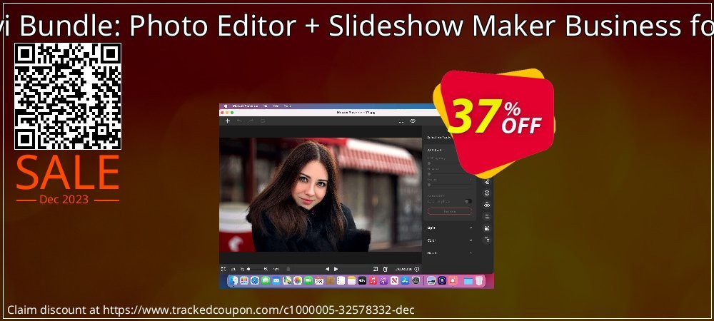 Movavi Bundle: Photo Editor + Slideshow Maker Business for MAC coupon on April Fools' Day offering sales