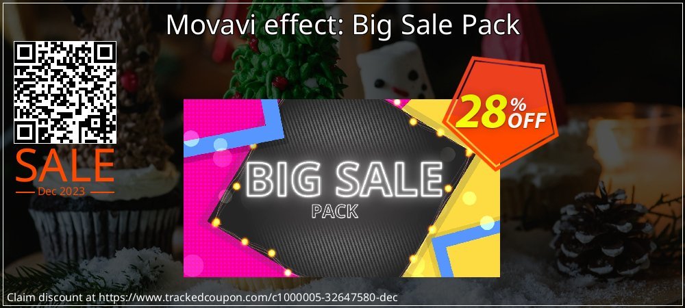 Movavi effect: Big Sale Pack coupon on New Year's Weekend offering discount
