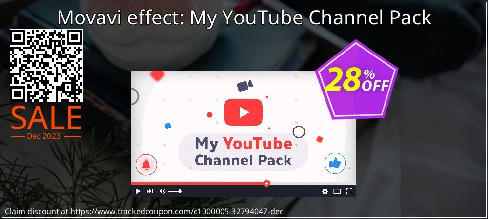 Movavi effect: My YouTube Channel Pack coupon on National Memo Day sales