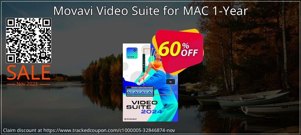 Movavi Video Suite for MAC 1-Year coupon on National Smile Day super sale