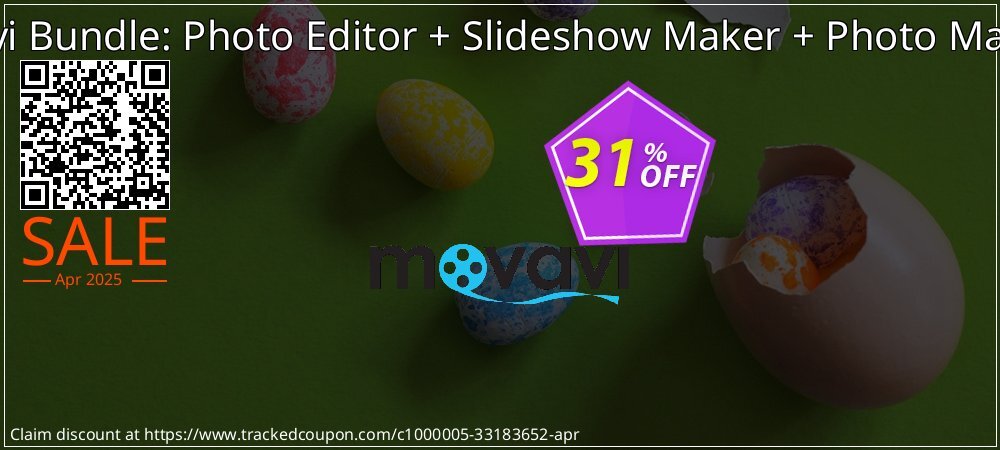 Movavi Bundle: Photo Editor + Slideshow Maker + Photo Manager coupon on April Fools Day offer