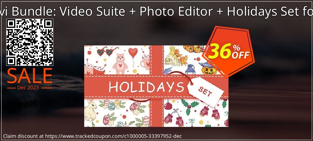 Movavi Bundle: Video Suite + Picverse + Holidays Set for Mac coupon on New Year's Weekend deals