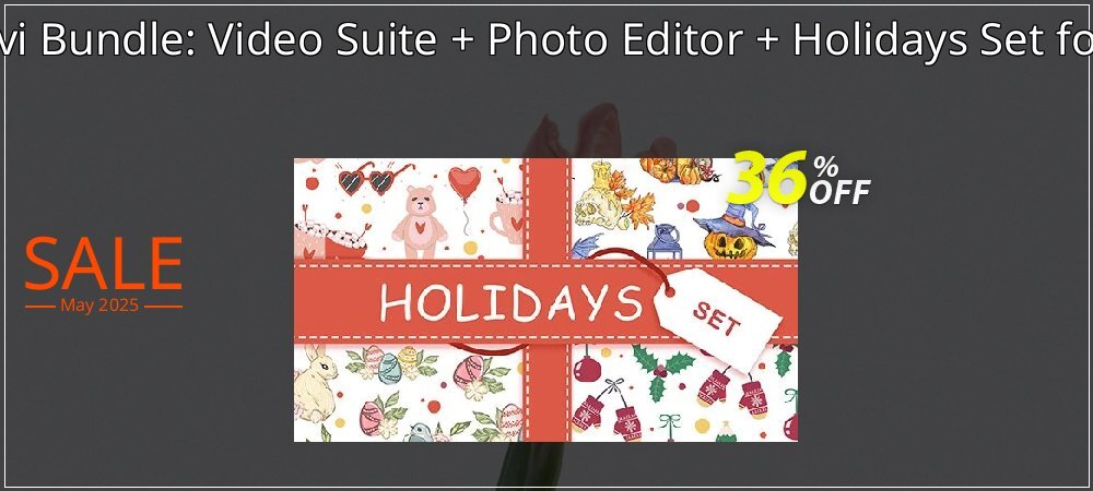 Movavi Bundle: Video Suite + Photo Editor + Holidays Set for Mac coupon on National Memo Day offering sales