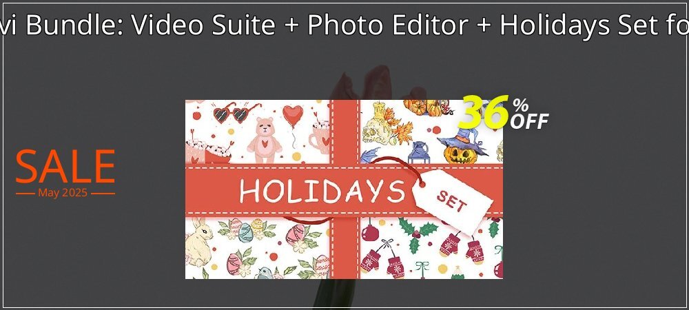 Movavi Bundle: Video Suite + Photo Editor + Holidays Set for Mac coupon on April Fools Day discount