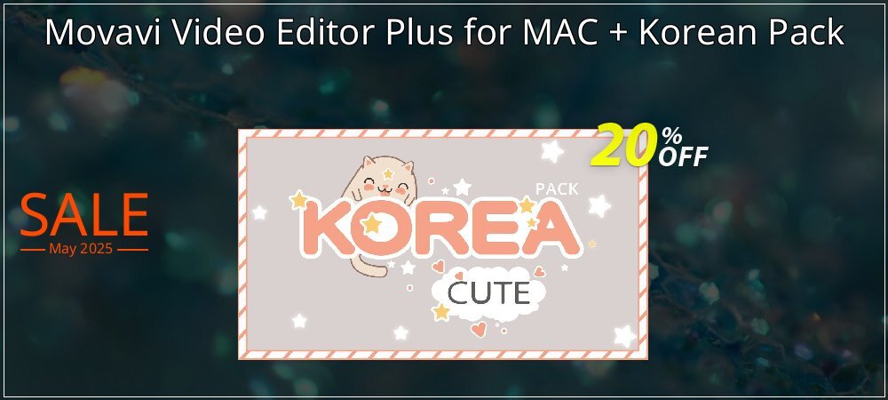 Movavi Video Editor Plus for MAC + Korean Pack coupon on Tell a Lie Day promotions