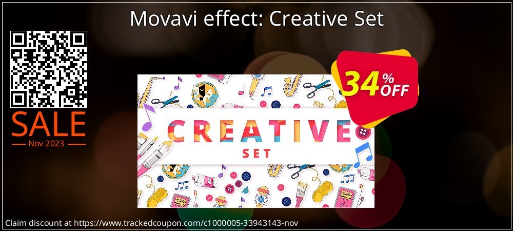 Movavi effect: Creative Set coupon on New Year's Day promotions