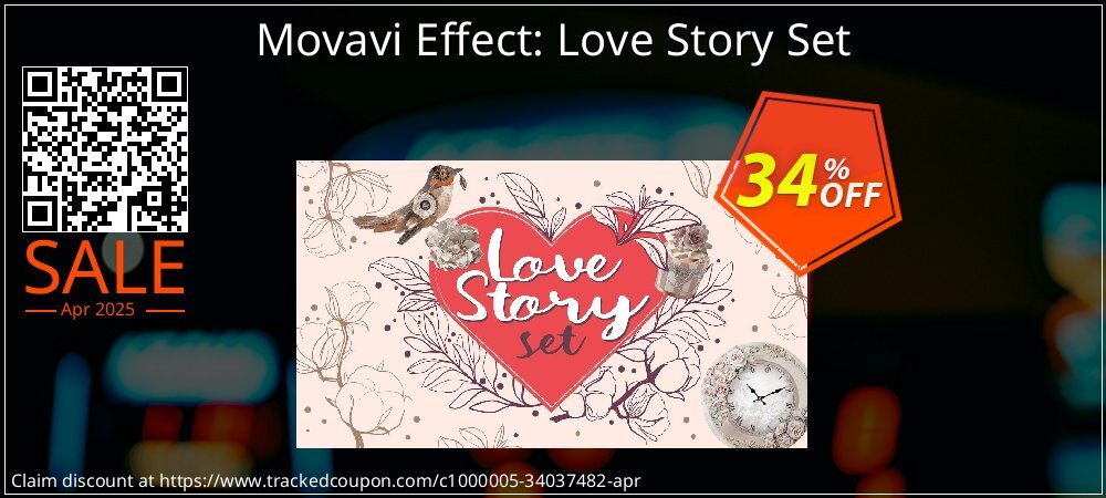 Movavi Effect: Love Story Set coupon on National Memo Day offering discount