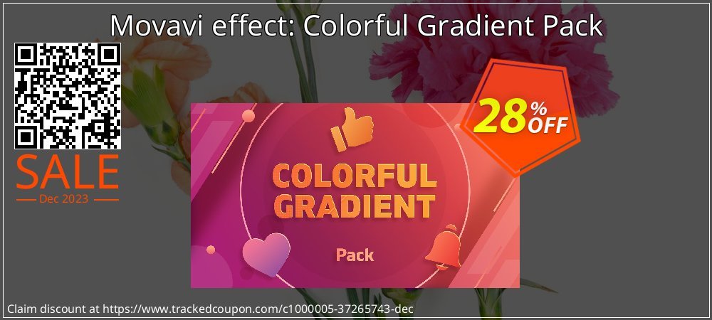 Movavi effect: Colorful Gradient Pack coupon on National Pizza Party Day deals