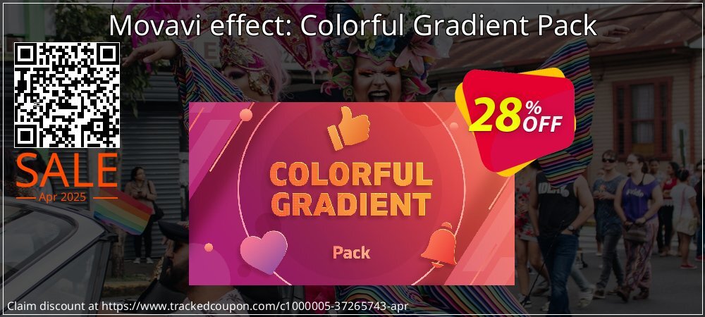 Movavi effect: Colorful Gradient Pack coupon on Easter Day sales