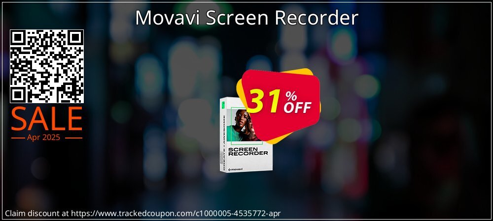 Movavi Screen Recorder coupon on April Fools' Day offering sales