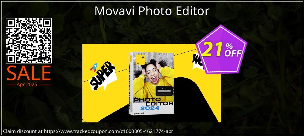 Movavi Photo Editor coupon on National Smile Day offering discount