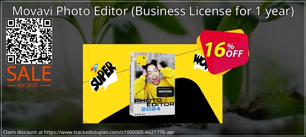 Movavi Photo Editor - Business License for 1 year  coupon on National Loyalty Day super sale