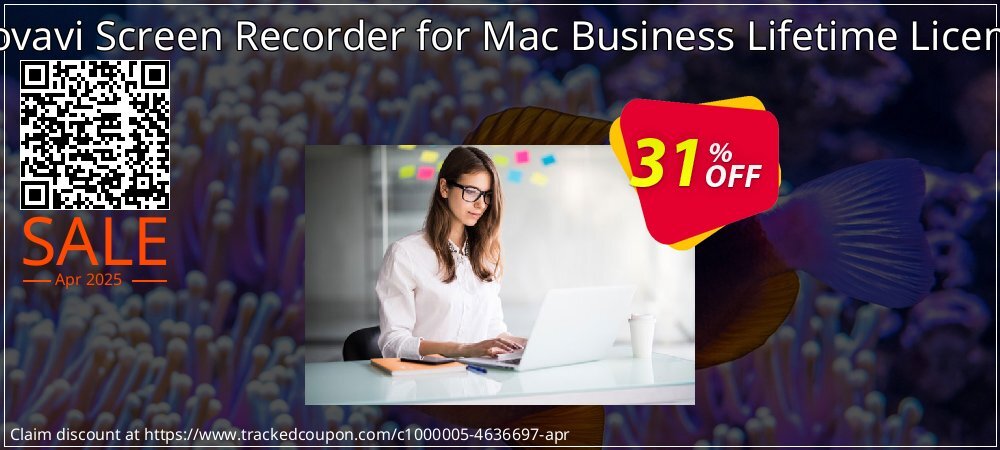 Movavi Screen Recorder for Mac Business Lifetime License coupon on National Memo Day offering sales