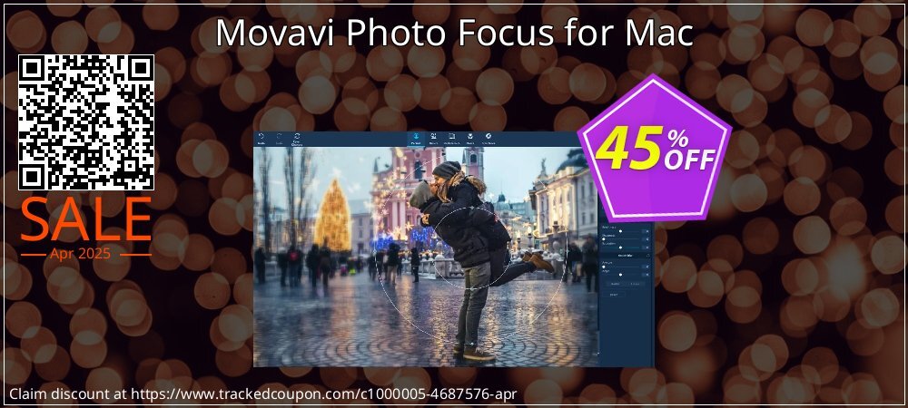 Movavi Photo Focus for Mac coupon on Palm Sunday offering sales