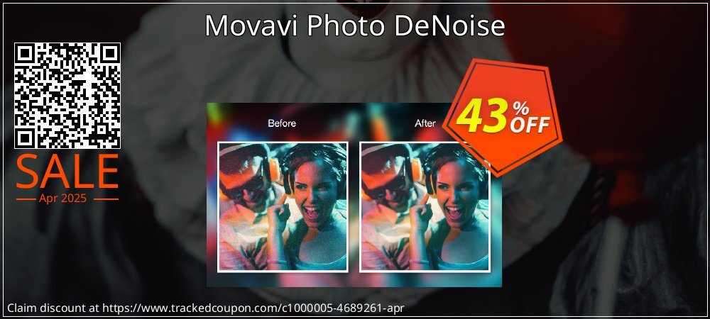 Movavi Photo DeNoise coupon on World Party Day promotions