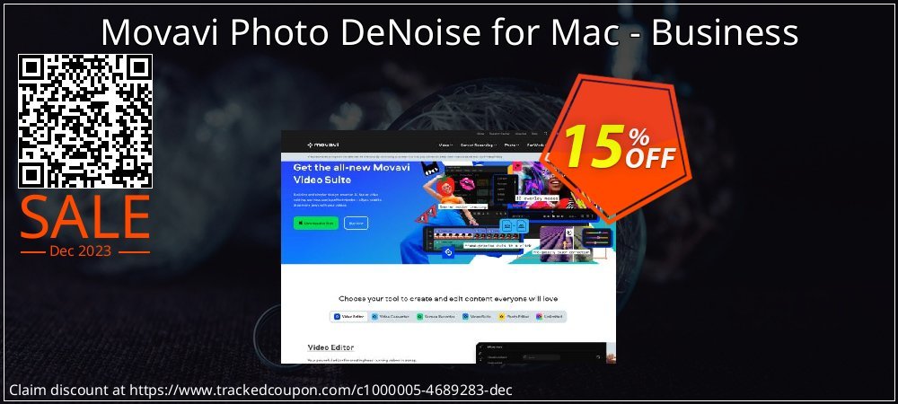 Movavi Photo DeNoise for Mac - Business coupon on New Year's Day sales