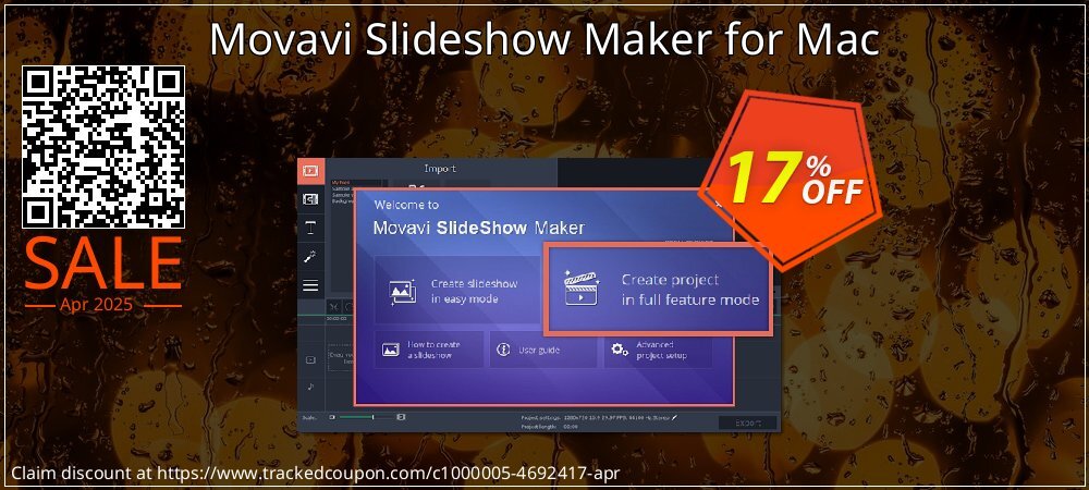 Movavi Slideshow Maker for Mac coupon on National Memo Day super sale