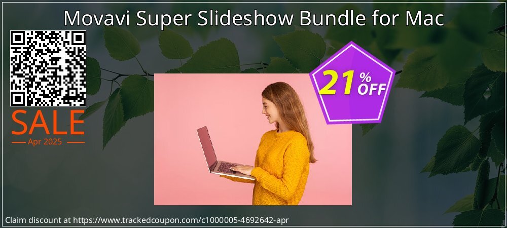 Movavi Super Slideshow Bundle for Mac coupon on April Fools' Day offering sales