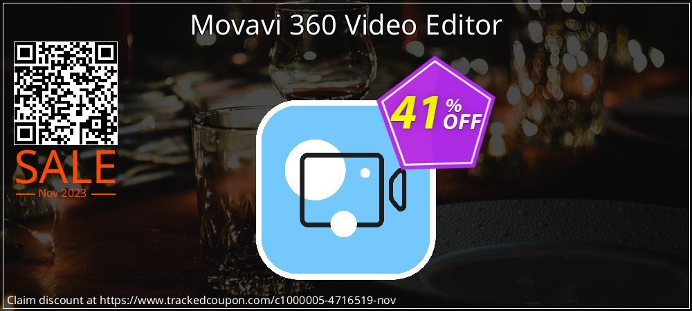 Movavi 360 Video Editor coupon on National Smile Day super sale