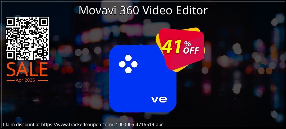 Movavi 360 Video Editor coupon on Tell a Lie Day offering sales