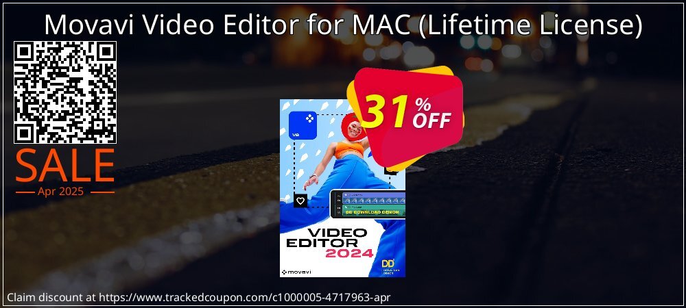 Movavi Video Editor for MAC - Lifetime License  coupon on Constitution Memorial Day deals