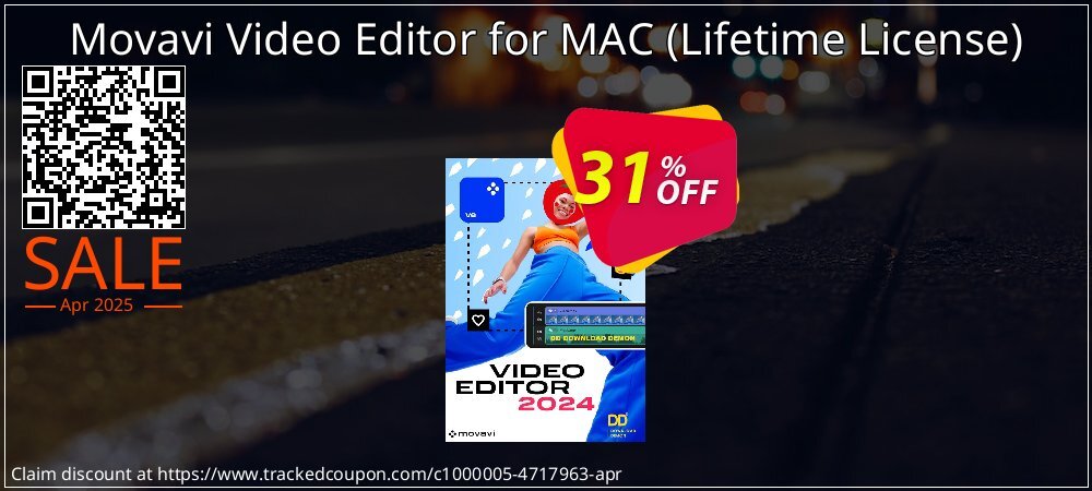 Movavi Video Editor for MAC - Lifetime License  coupon on Easter Day sales