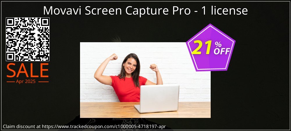 Movavi Screen Capture Pro - 1 license coupon on National Memo Day deals